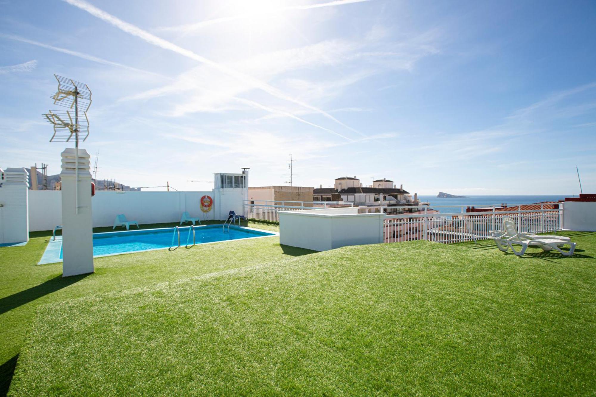 Fleming Playa Poniente Hotel เบนิดอร์ม ภายนอก รูปภาพ